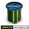 Monofilament Angelschnur Vorfachleine für Salzwasser, Angelschnur zum Werfen, & Lebendköder, Für Küsten- & Flachwasserfischerei, Mehrere Größen