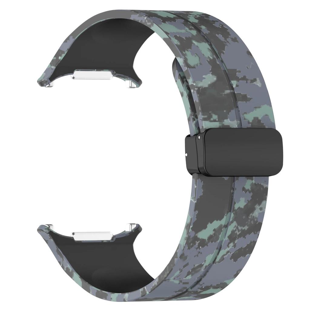 Silicone Sport Strap for Samsung Galaxy Watch Ultra 47mm Strap Magnetic Folding Clasp for Watch Ultra Replacement Bracelet Strap