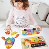 3D Wooden Puzzle Toys for Early Childhood Education - Snap-Fit for Boys & Girls