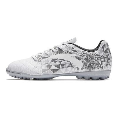 TF (Borchie di gomma) Scarpe da Calcio Resistenti in Erba Artificiale Uomo Scarpe da Calcio Grigio Bianco 912332201-4