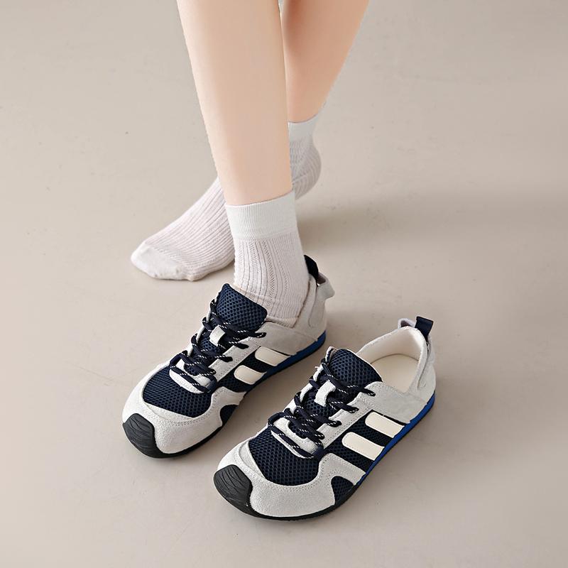 Fashion CRLAYDK Women Classic Retro Gum Sole Fashion Sneakers Casual Tennis Comfort Skate Mesh Walking Footwear Anti Slip Trainers