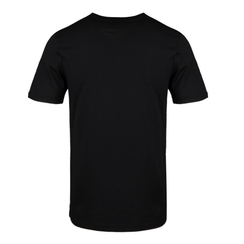 Nike T Shirts Men's Black Crew Neck Moderate Straight Fit 743034-010