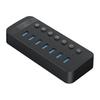 Orico Ct2U3-7Ab Hub 7X Usb-A 3.0 With Switches - Black
