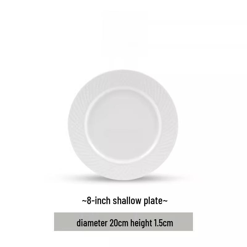 Mo De Lanka Pure White Ceramic Noodle Bowl