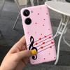 For Realme 10 2022 Fashion Girl Sunflower Yellow Phone Case For Realme10 RMX3630 4G Candy Color Soft Silicone TPU Cases