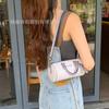 Koujia's New Lacey 19 Pen Holder Bag, European and American Retro-coated Presbyopia Shoulder Messenger Bag, Portable Cylinder Bag.