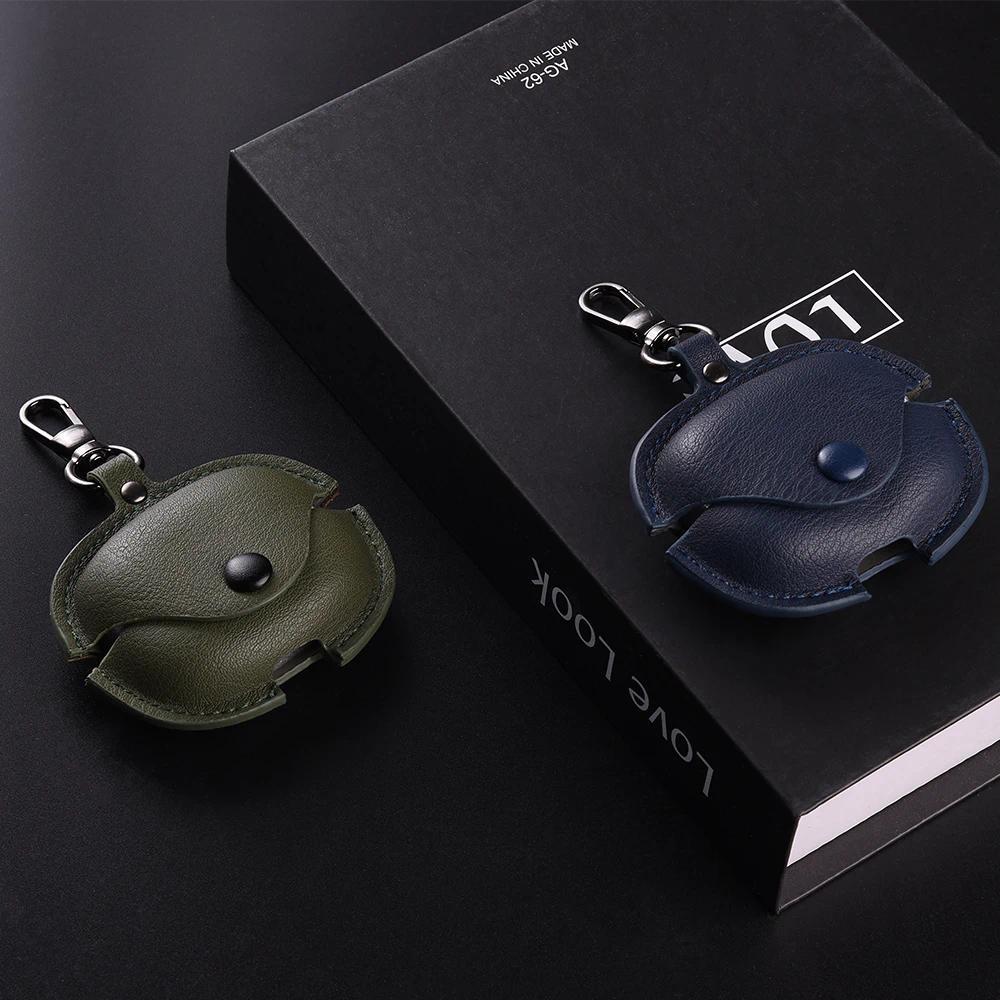 For Redmi Buds 8 Case Leather Business Earphone Case Headset Full Shell Headphone Cover for Redmi Buds 8 Active Case