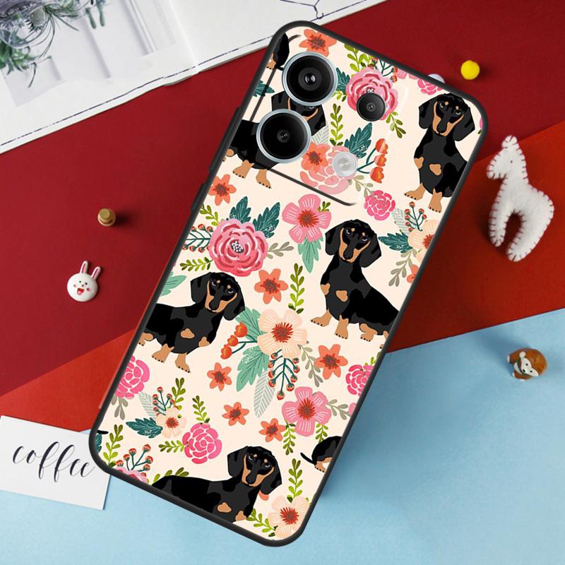Sausage Dog Dachshund Quotes Case For Xiaomi Redmi 12 13C 12C 10C 9C Redmi Note 13 9 10 11 12 Pro 9S 10S 11S 12S Cover