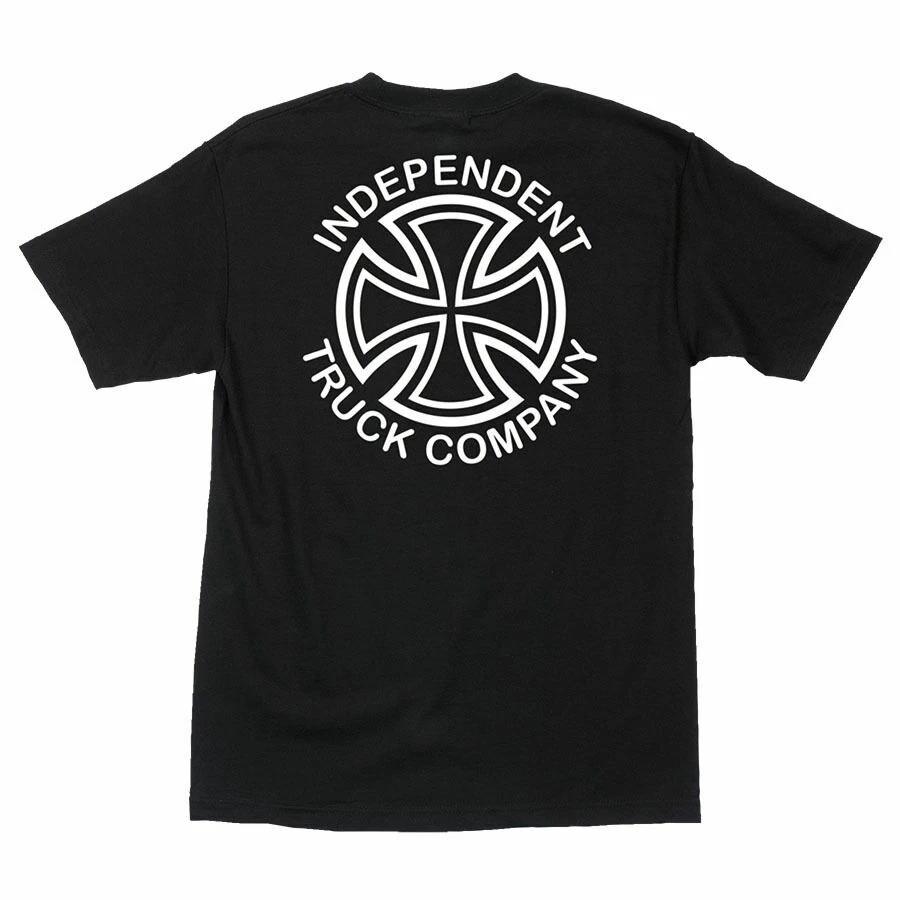 Independent Trucks VERTICAL Skateboard T Shirt BLACK XXL