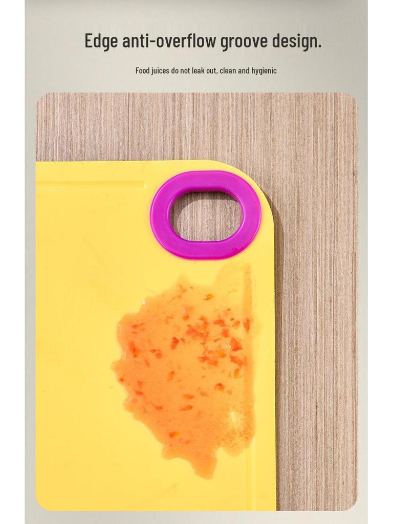 Tabla de cortar plegable antibacteriana de TPU antideslizante: De doble cara, Antimoho, Ideal para comida de bebé y más