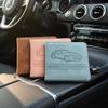 Porta-Documentos de Registro de Veículo, Carteira de Motorista e Cartão de Seguro Couro PU Organizador de Documentos Automotivos para Porta-Luvas do Carro