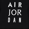 Air Jordan Alphabet Logo Sports Casual Short Sleeve T-Shirt Men Tops Black AJ1388-010