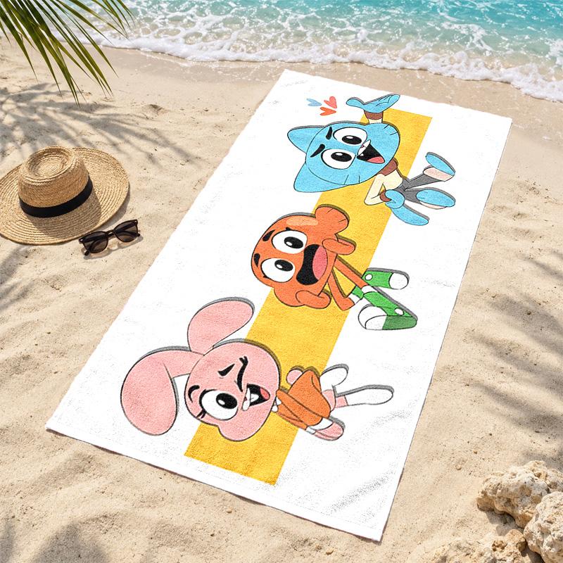 Gumball Microfiber Beach Towel Quick Dry Sand Free Lightweight Beach Towels for Travel Swimming Camping