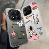 Cartoon Astronaut Back Phone Cover Case for Xiaomi Mi 11 Lite 13T 12T Pro