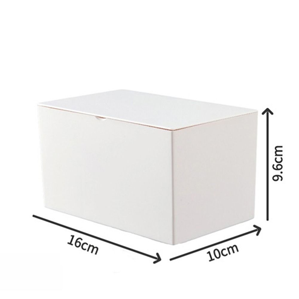 Transparent Flip Cotton Swab Box DIY Makeup Organizer Cotton Swab Storage Box  Office