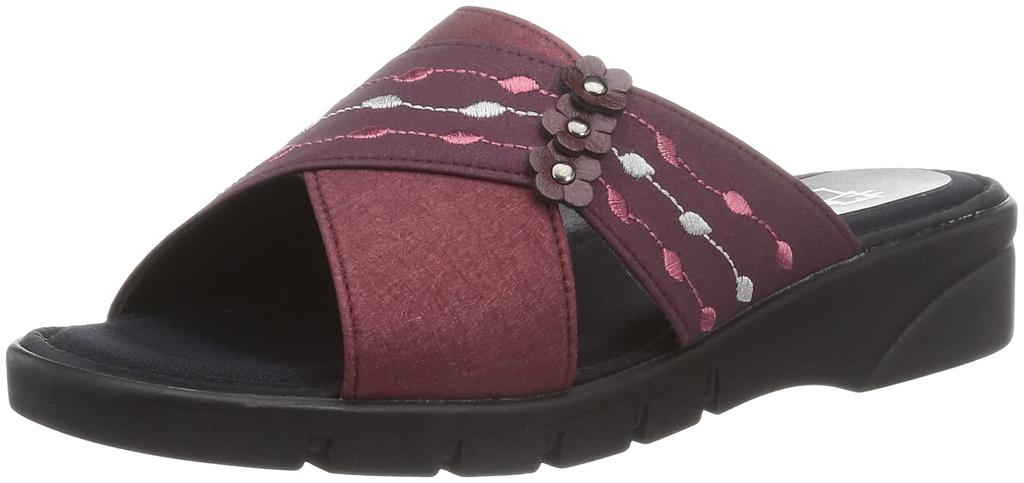 stylish and comfortable to LL [Neusi] Japanese-made sandals, wear, NU2515, women's, wine,