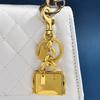 Creative Bag Design Keychain Handbag Shape Bag Pendant Metal Keyring Backpack Decoration Car Key Chains Women Men Gifts
