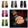1 Pair Wear-resistant Cowhide Gym Gloves Adjustable Weightlifting Wrist Wraps  Gym/Fitness
