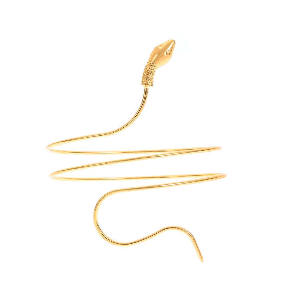 

Винтажный браслет из сплава в форме змеи: Модный плетеный браслет на руку в виде животного и манжета