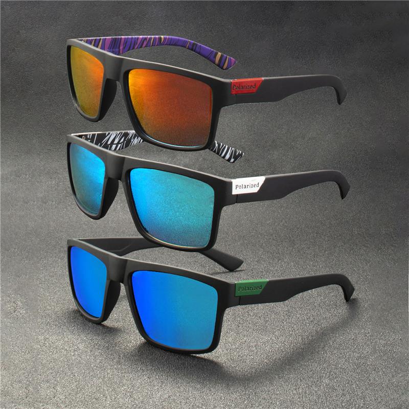3PCS Luxury Polarized Sunglasses Men Women Fashion Square Male Sun Glasses Vintage Driving Fishing Eyeglasses Sport Shades