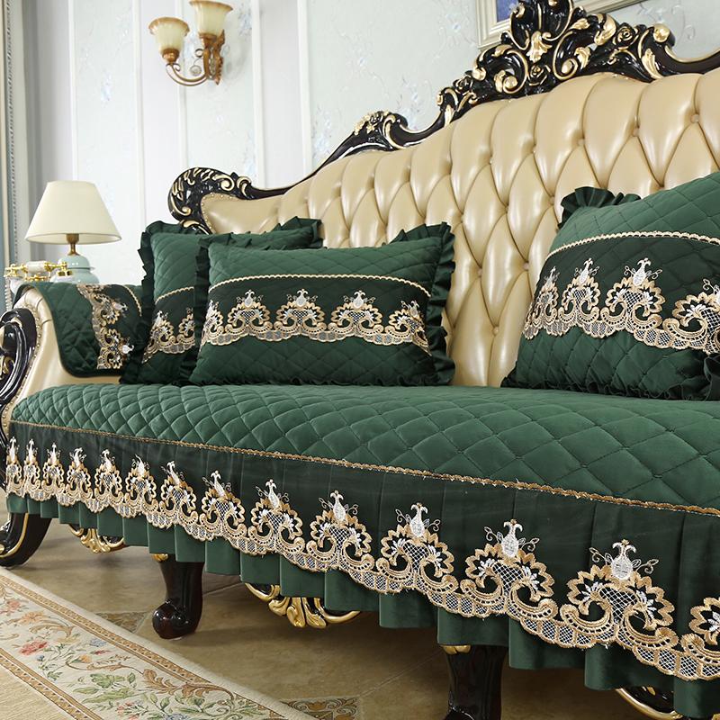 

Европейские роскошные плюшевые тканевые чехлы для диванов, нескользящая подушка для сиденья, диван, полотенце, спинка, мебель, защитный чехол для дивана, украшение дома 70 x 130