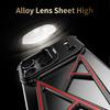 For iPhone 17 Pro Max Bumper Case Four Corner Airbag Kickstand Boardless A-Shape Metal Phone Cover