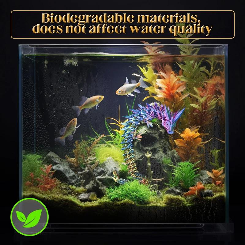 3D Printed Articulated Dragon Dragon Flexible Realistic Made Ornament Toy Model Home Office Decoration Decor Gifts