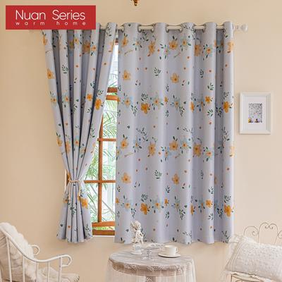 1PC Nuan Series 70-80% Blackout, Fashionable and Warm Children's Printed Short Curtains for Bedroom Living Room Home Decor