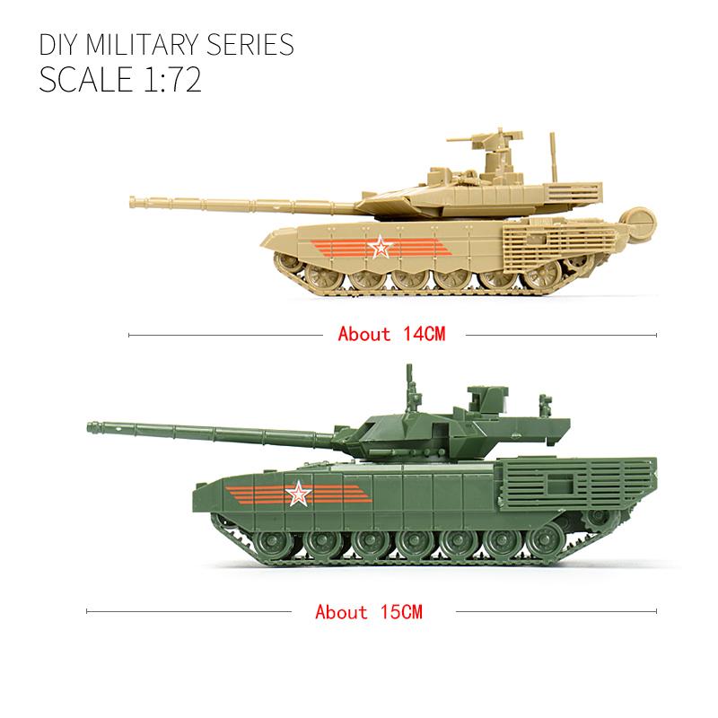 1/72 Army Model Modern Military Weapons Toy Tank Self Propelled Cannon Armored Vehicle Cannon Truck Car Assemble Collection Toys