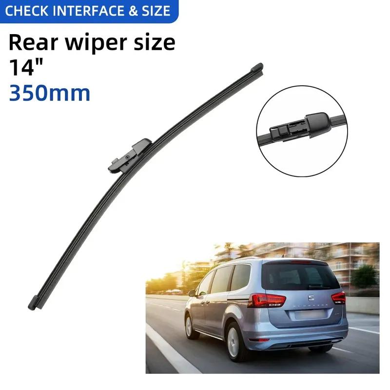 3PCS For Seat Alhambra 7N 2010- 28"+16"+14" Front Rear Wiper Blades Windshield Windscreen Window Cutter Accessories