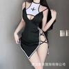 Sexy Lingerie Original Nun Uniform Sexy Small Breasts Backless Temptation High Split Ends Cosplay Nun Uniform Suit