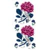 Realistic Bright Animal Totem Waterproof Rose Tattoo Stickers