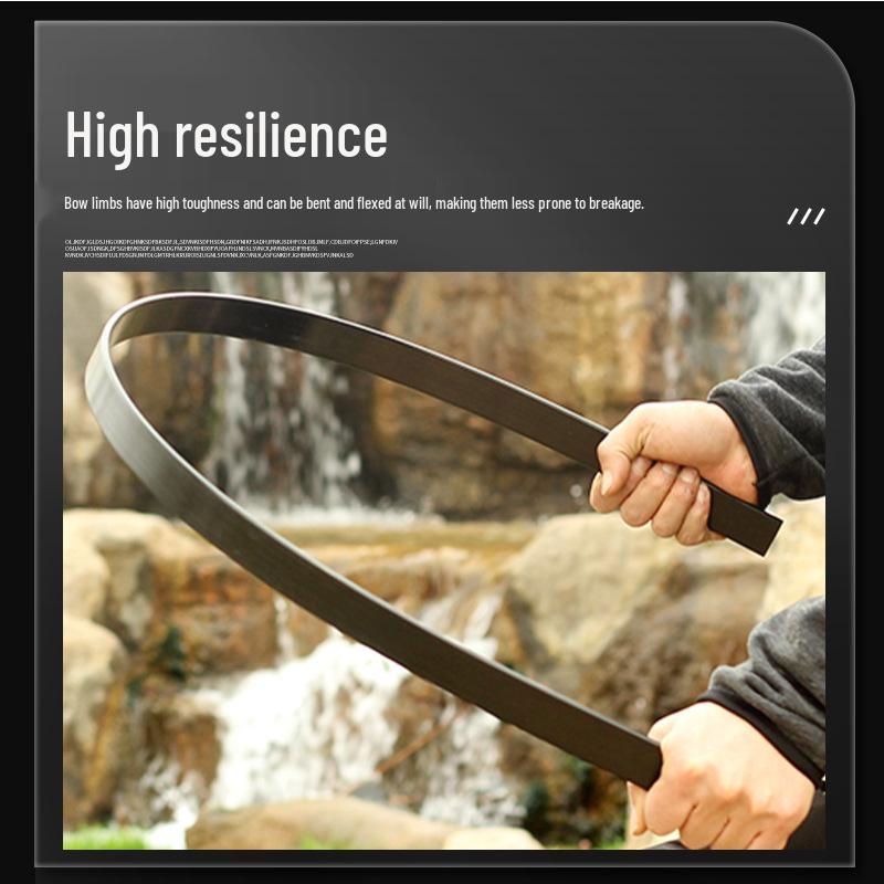 High Elasticity Fiberglass Recurve Bow Limbs - Traditional American Hunting Archery Accessory