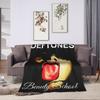 D-Deftoness Nu Metal Throw Blanket Super Soft Flannel For Kids Adult Airplane Travel Living Room Street Trend Sofa Bed Cover