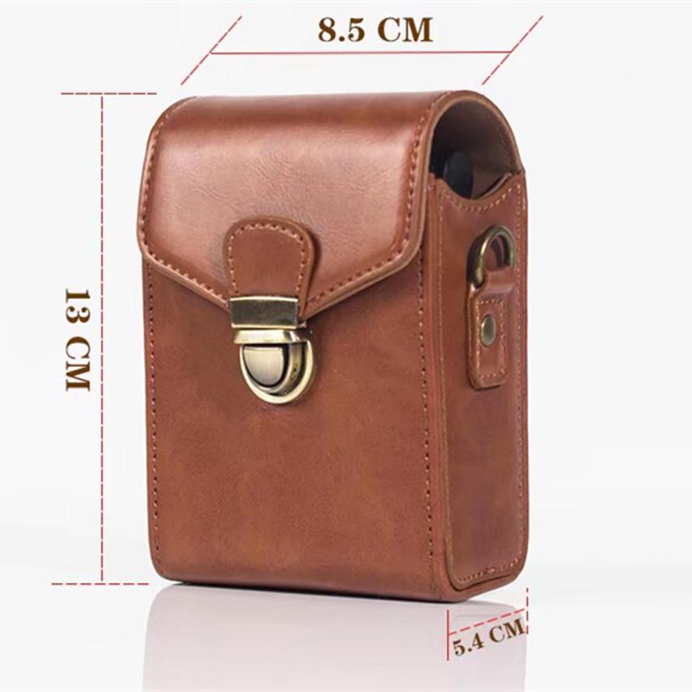 PU Leder Kameratasche für Canon SX740HS SX730 G7X2 G7X3 G9X Sony ZVE10 ZV1 RX100 ZV1F ZV1II RICOH GR II GR III GRIII X