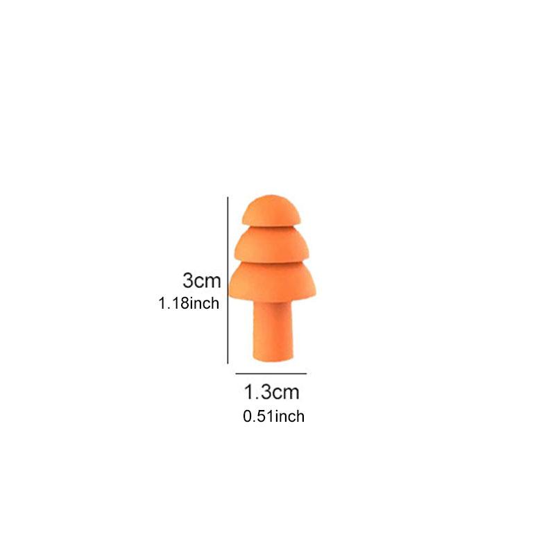 5/10/20pcs Tree-shaped Earplugs with Box Waterproof Swimming Earplug Soft Silicone Anti-Noise Ear Clip for Adults Children TMZ