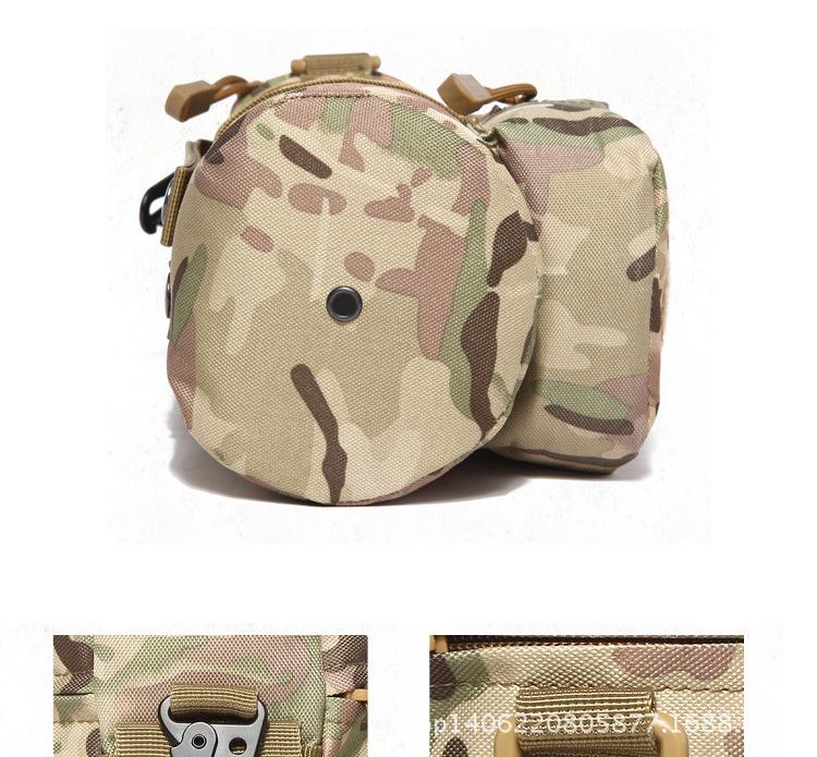 Insulated Tactical Water Bottle Pouch for Outdoor Travel and Cycling