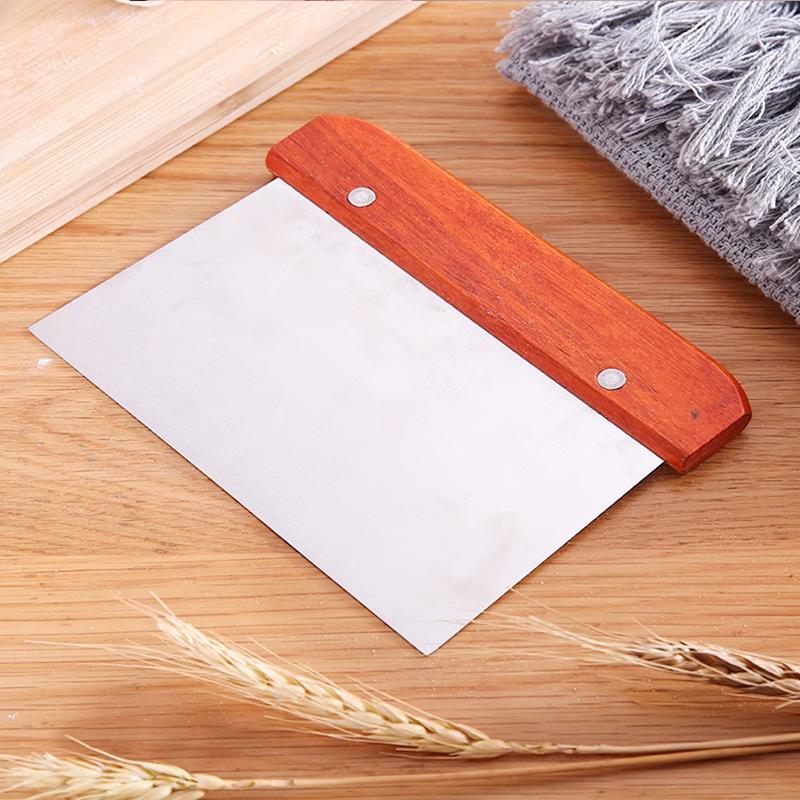 Stainless Steel Bread Cutter, Dough Scraper & Sandwich Cutter, Multi - use Essential Bread Baking Accessories