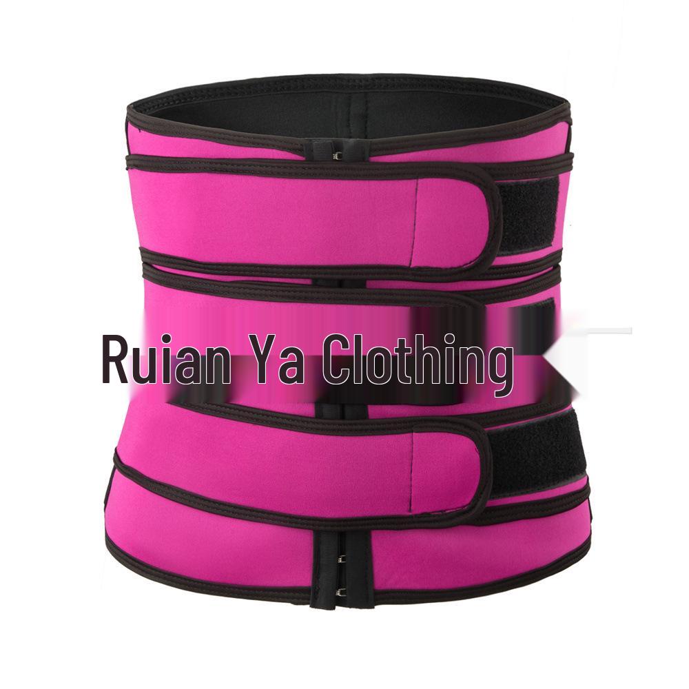 Zipper Waist Trainer & Yoga Bodysuit with Sweat Abdominal Belt for Fitness & Waist Shaping