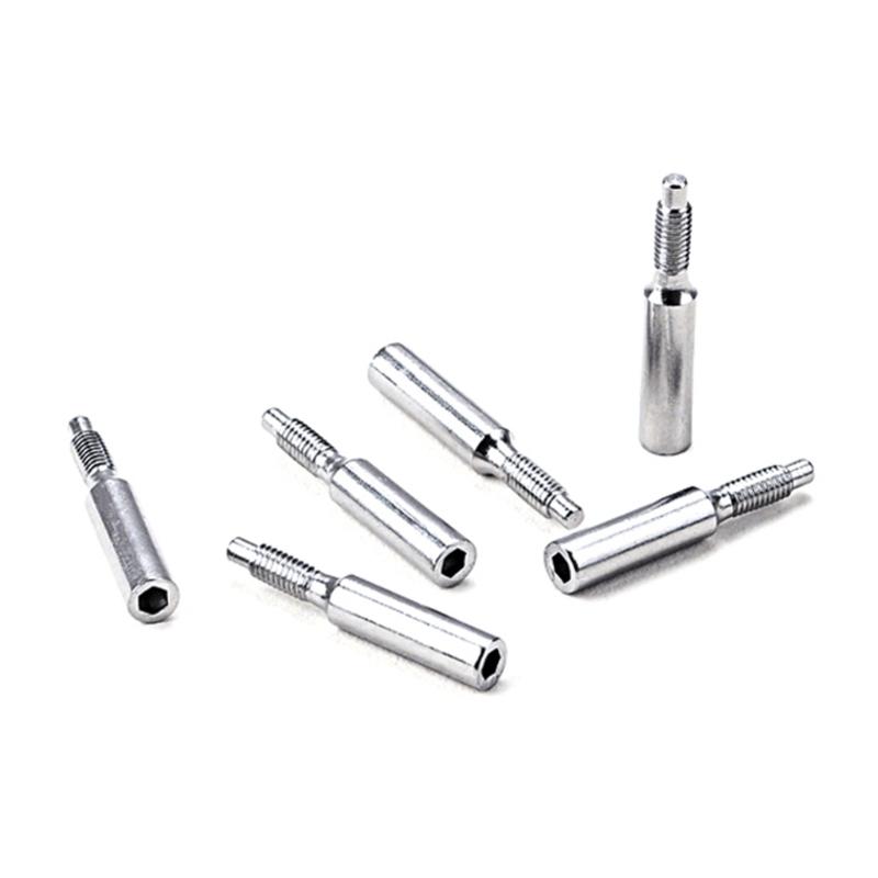 6Pcs Guitar Tremolo Bridge String Lock Screw Chrome Guitar String Mounting Screw 1