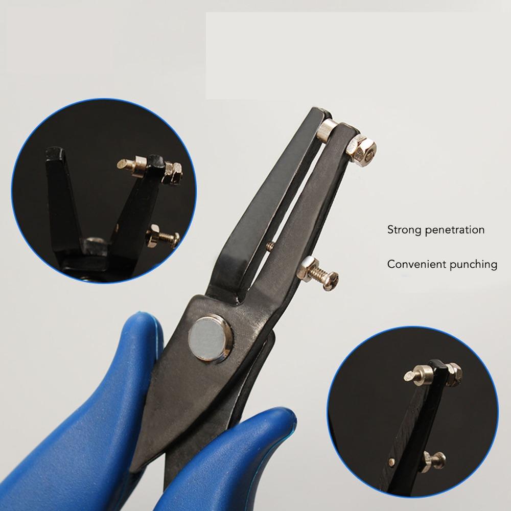 Heavy Duty Metal Hole Punch Pliers High Speed Steel Leather Hole Puncher DIY Projects