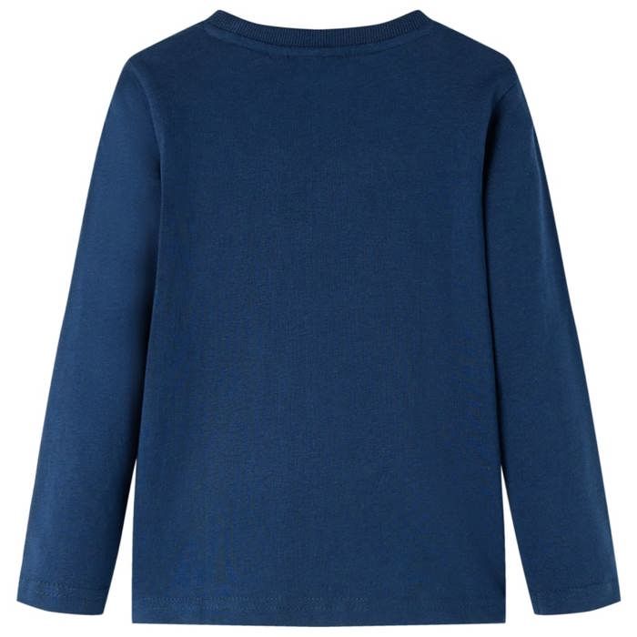 Kids' Long-sleeved T-shirt Navy Blue 92/104/116/128/140