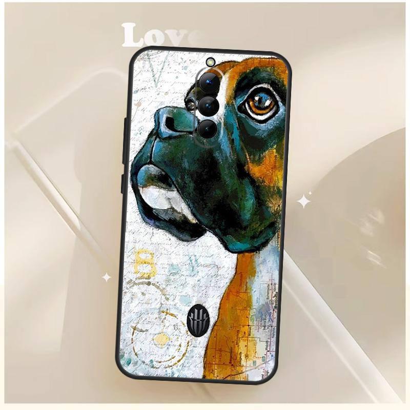 Boxer Dog Case For ZTE Nubia Red Magic 10 Air 6S 7S 6 7 For RedMagic 11 10 9 8 9S 8S 10S Pro Plus Cover