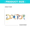 Medicals Letter Brooch Simple Versatile Pin for Casual and Formal Wear Lightweight Comfortable Daily Use