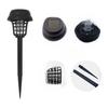 Outdoor Solar Mosquito Killer LED Lamp with Electric Shock - Insect Trap & Repellent for Home, Farm, or Courtyard.