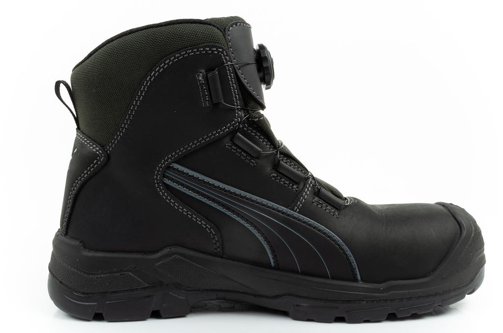 Puma Safety Cascades Disc Mid Negro-Gris [630211] talla 40