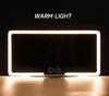 Miroir de Maquillage LED pour Voiture avec Double Commande Tactile Lumière d'Appoint & USB