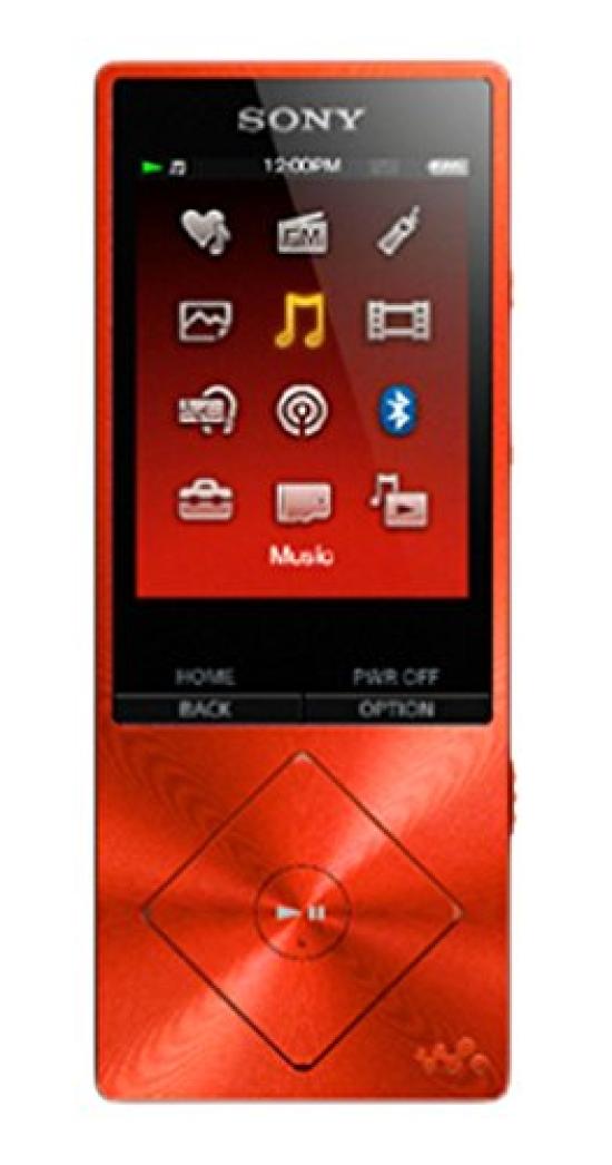 

SONY Walkman A20 series 16GB compatible with high resolution sound source Earphones with noise canceling function included 2015 model Cinnabar Red
