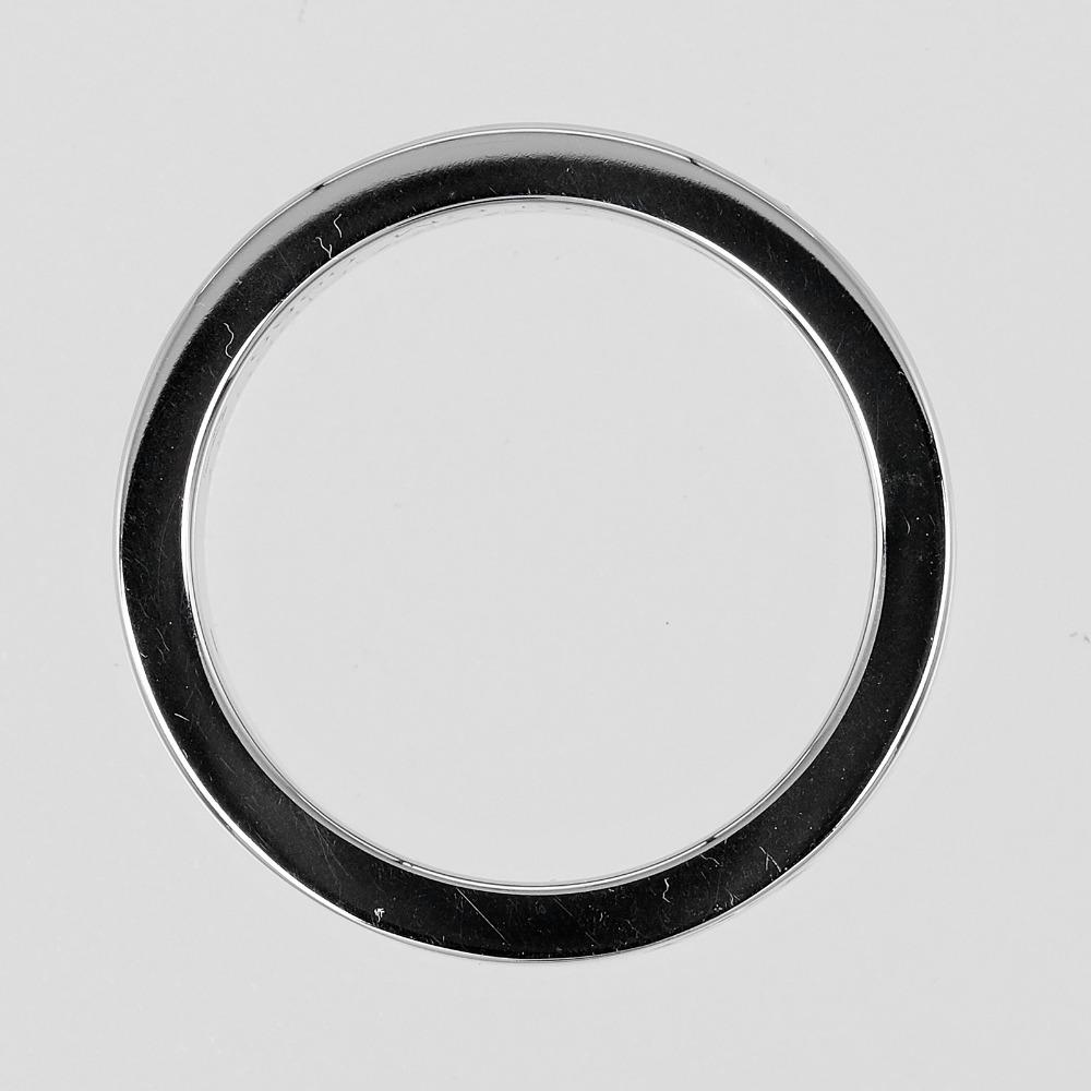 CARTIER Love Classic Model Ring Pt950Platinum/diamond #4.1(US Size) 10.6g Women Used