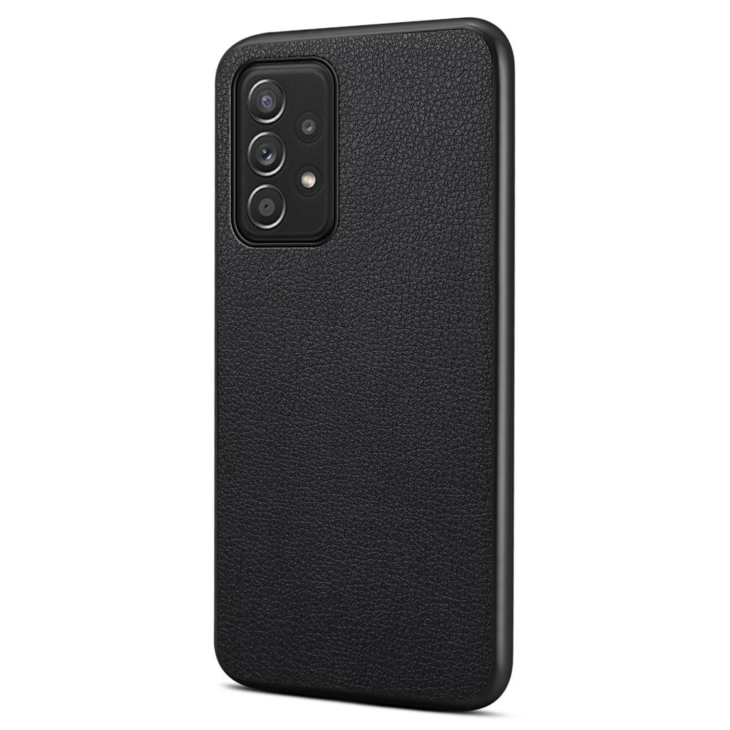Pro Samsung Galaxy A52 4G/5G/A52s 5G Pouzdro na telefon PU kůže Textura telete Odolné proti poškrábání Zadní kryt
